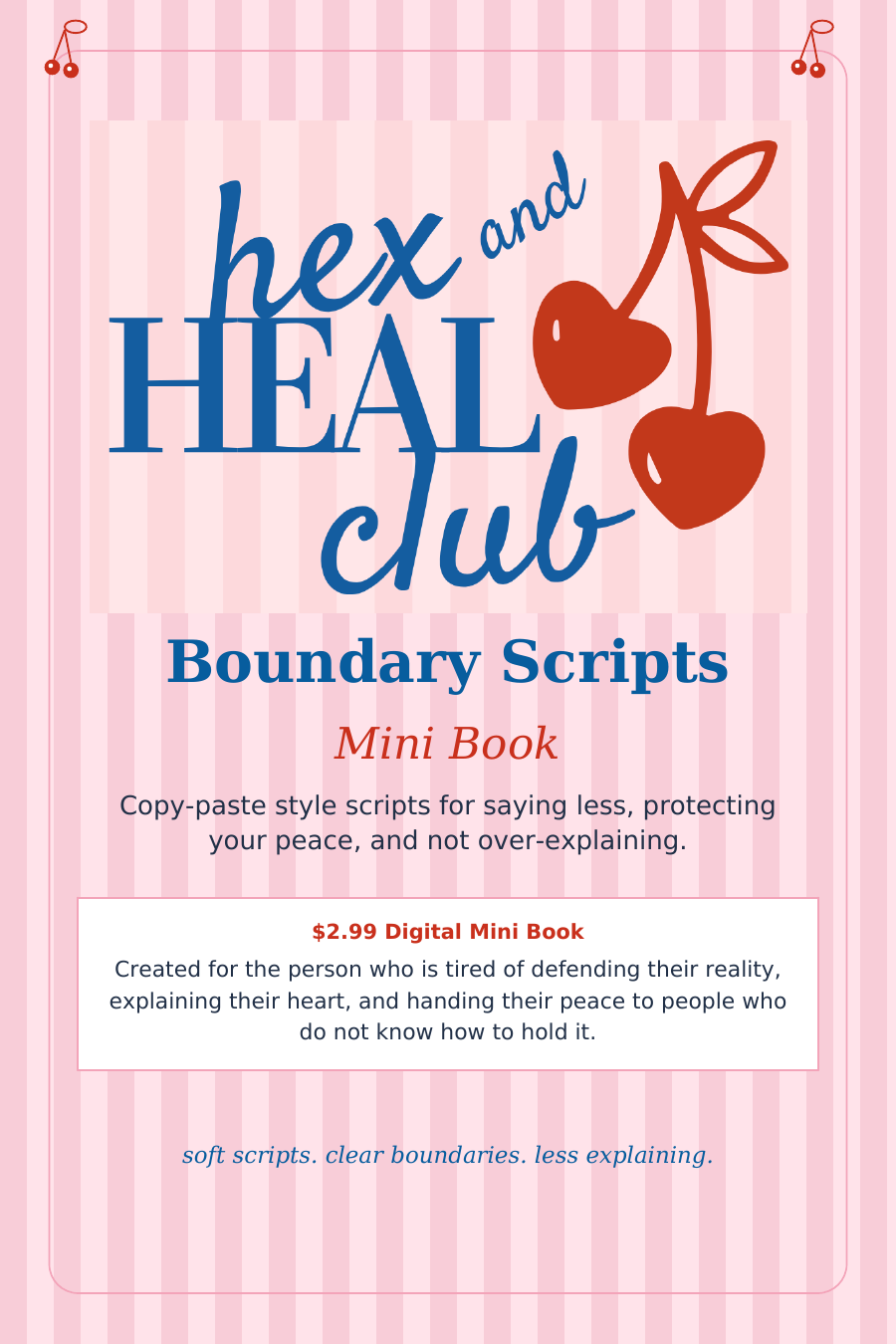 Boundary Scripts Mini Book